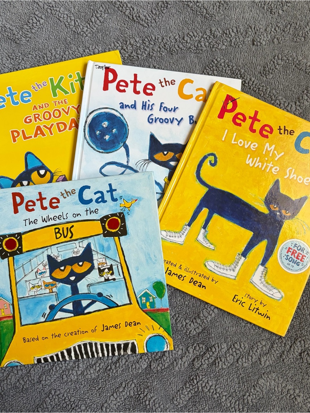 Pete the Cat Children's Book Set of 4